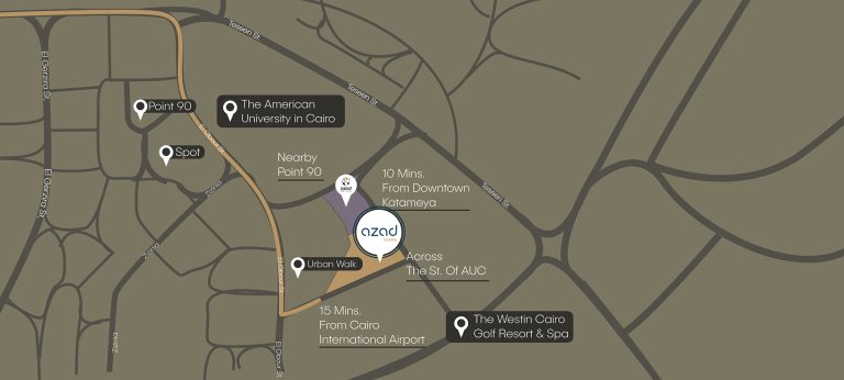 أرقي الشقق السكنية في ازاد فيوز القاهرة الجديدة اشتري الان