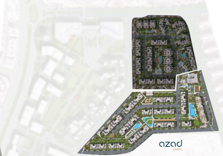 شقق للبيع ازاد فيوز القاهرة الجديدة بمساحات متنوعة وأسعار لقطة جدا